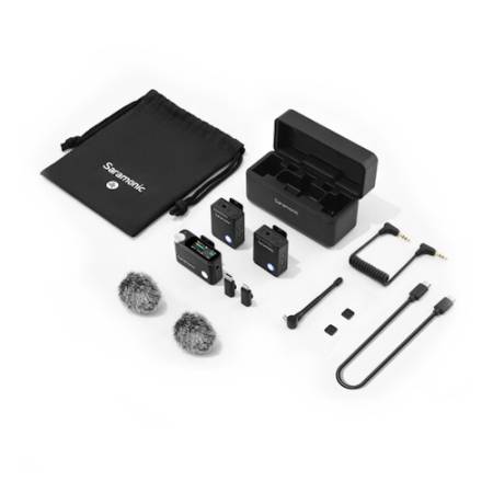 Saramonic Ultra 01 - zestaw bezprzewodowy audio, 32-bit, 2.4GHz, czarny_Zawartość zestawu_4